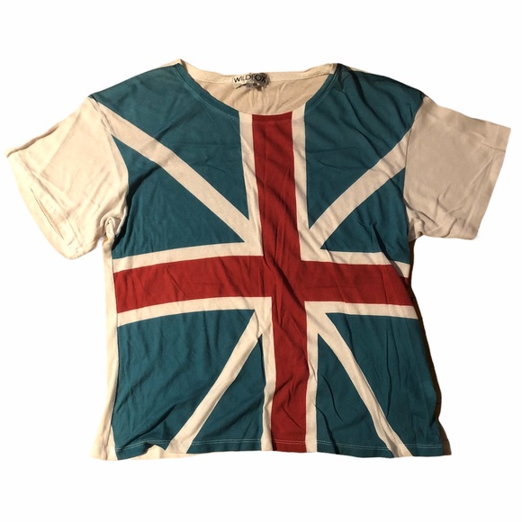 Wildfox GB Flag TShirt - Picture 1 of 5
